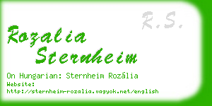 rozalia sternheim business card